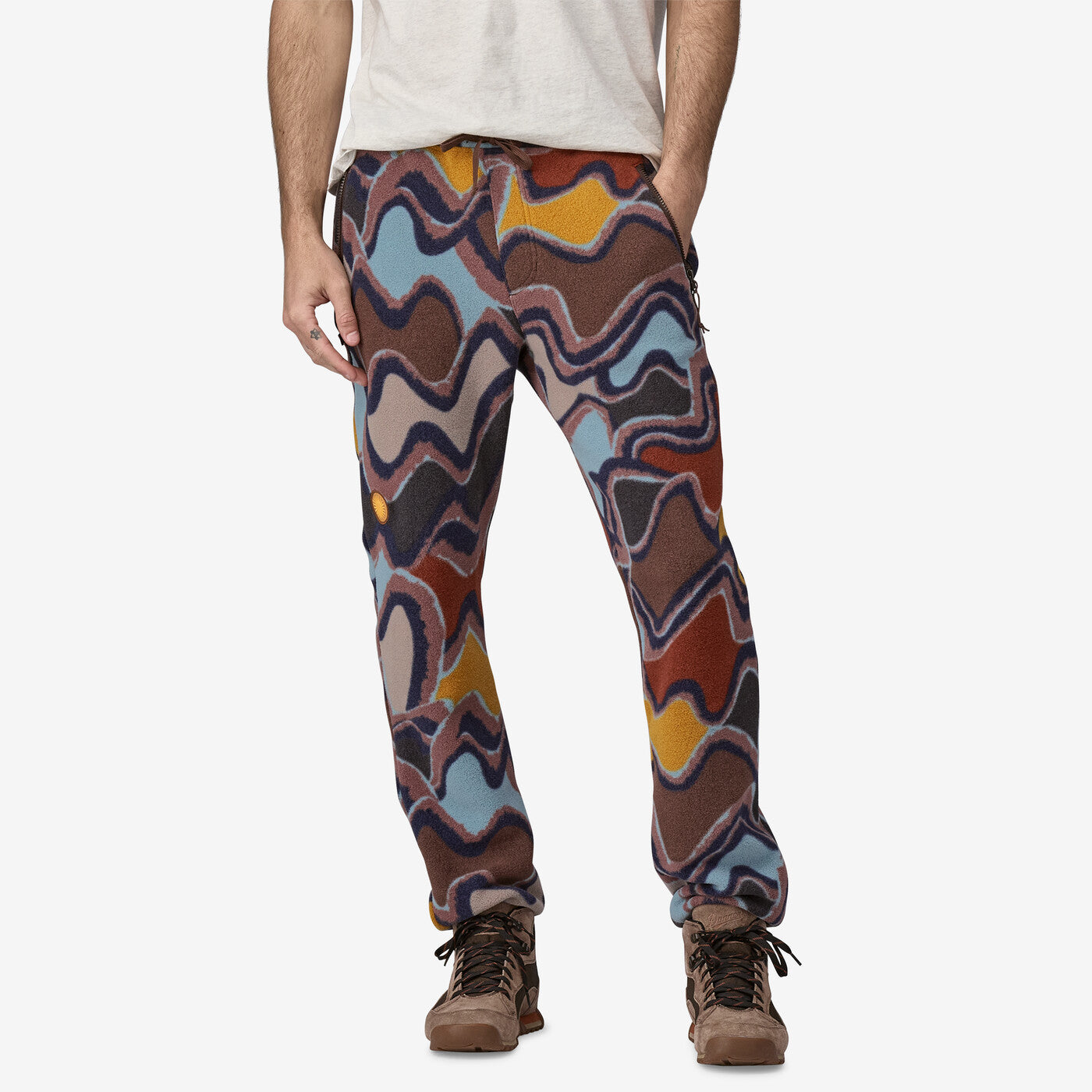 Men's Synchilla Fleece Pants: Currents: Dulse Mauve