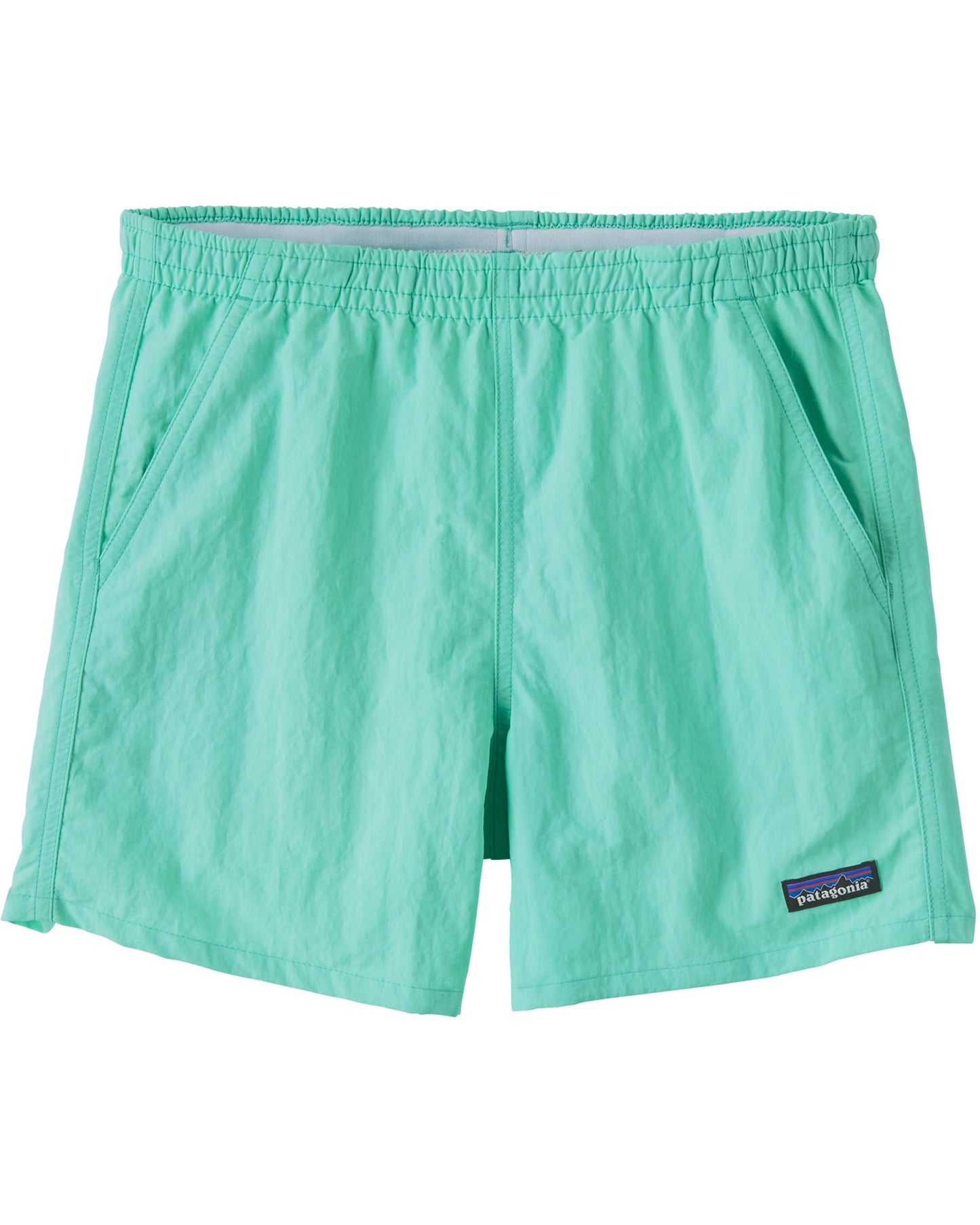 womens baggies shorts - 5 inch - early teal