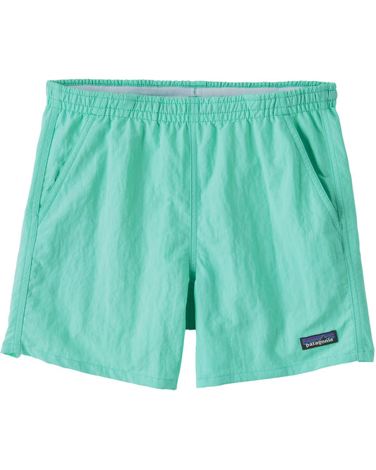womens baggies shorts - 5 inch - early teal