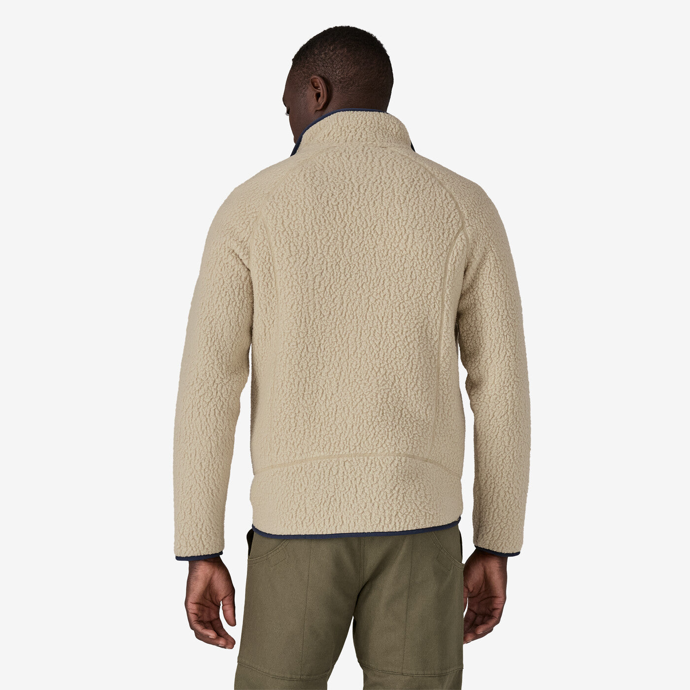 Men's Retro Pile Fleece Jacket - El Cap Khaki