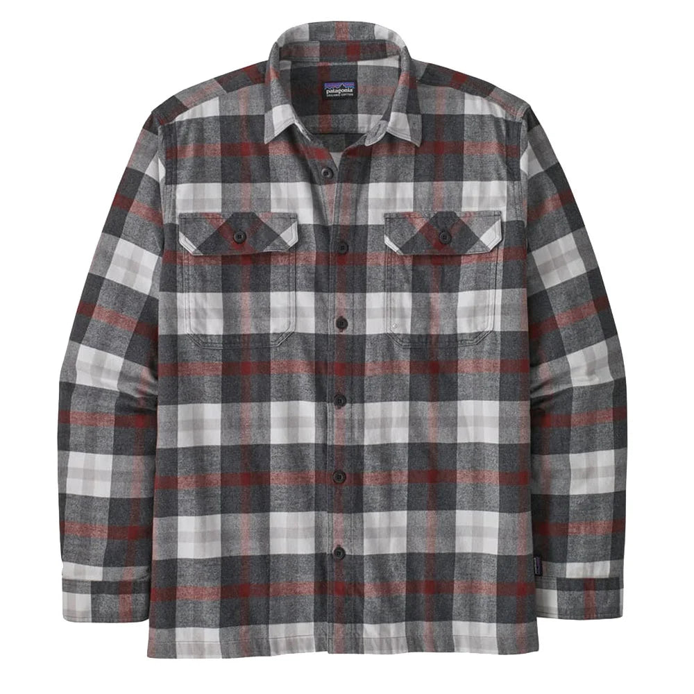 Men's Long-Sleeved Organic Cotton Midweight Fjord Flannel Shirt