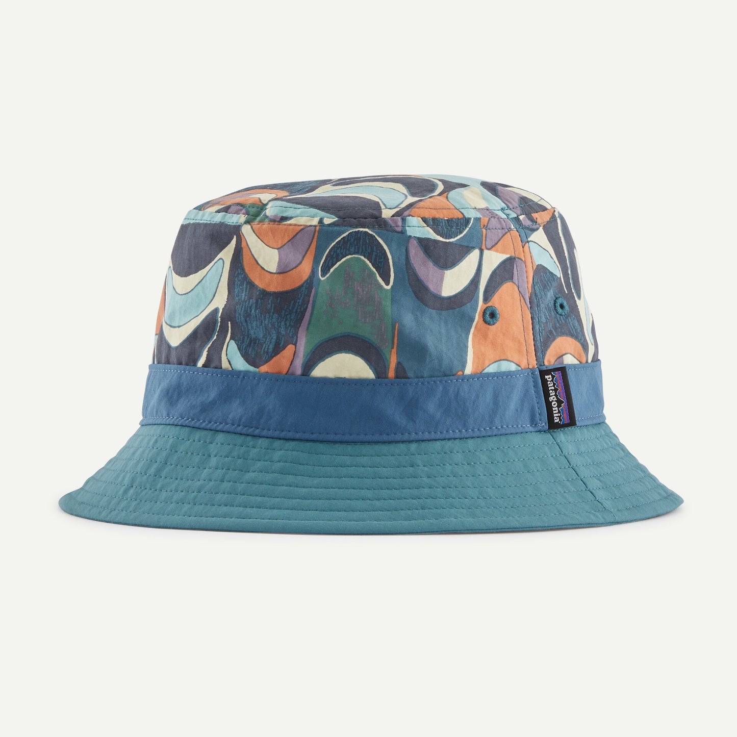 Wavefarer™ Bucket Hat - Swallowtail Geo: Still Blue