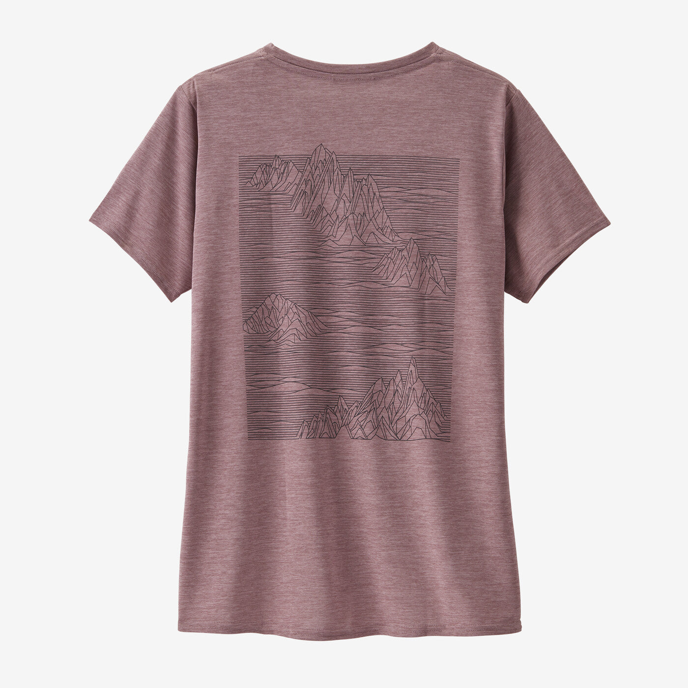 Women's Capilene Cool Daily Graphic Shirt - Strataspire: Stormy Mauve X-Dye