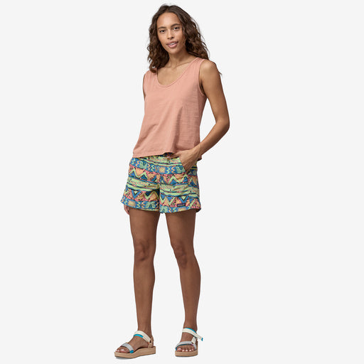 Women's Baggies™ Shorts - 5" - High Hopes Geo: Salamander Green