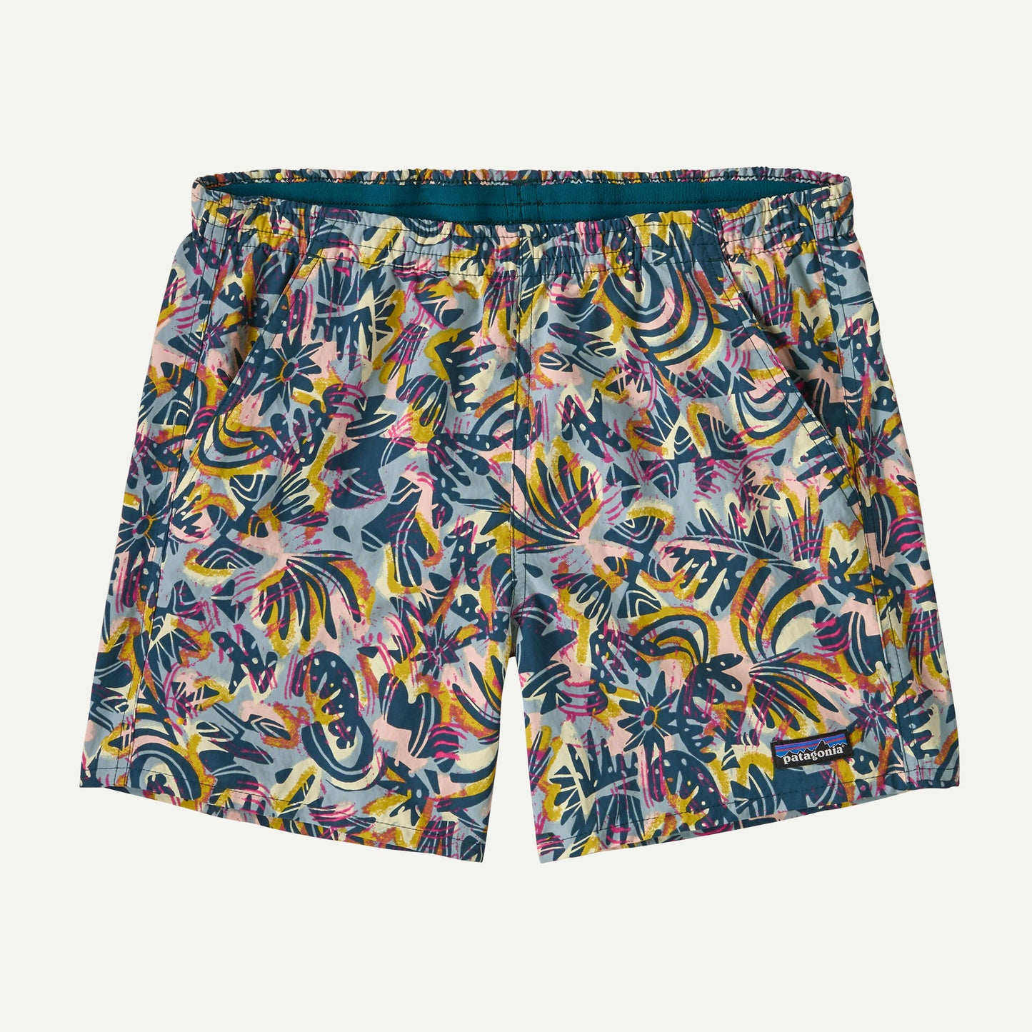 Women's Baggies™ Shorts - 5" - Wild Botanist: Tidal Teal
