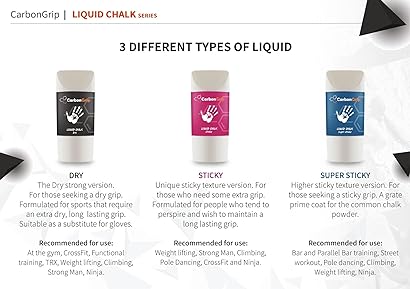 CarbonGrip Climbing Liquid Chalk – Dry 100ml