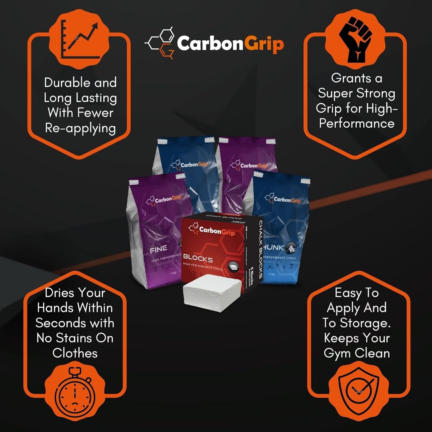 CarbonGrip Climbing Chalk - Fine