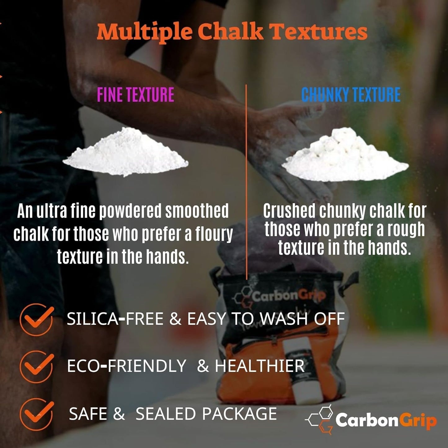 Carbon Grip Climbing Chalk - Chunky