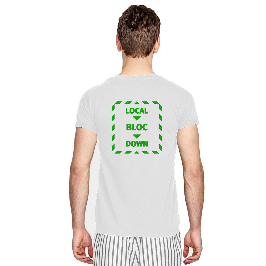 Local Bloc Down T-Shirt - White