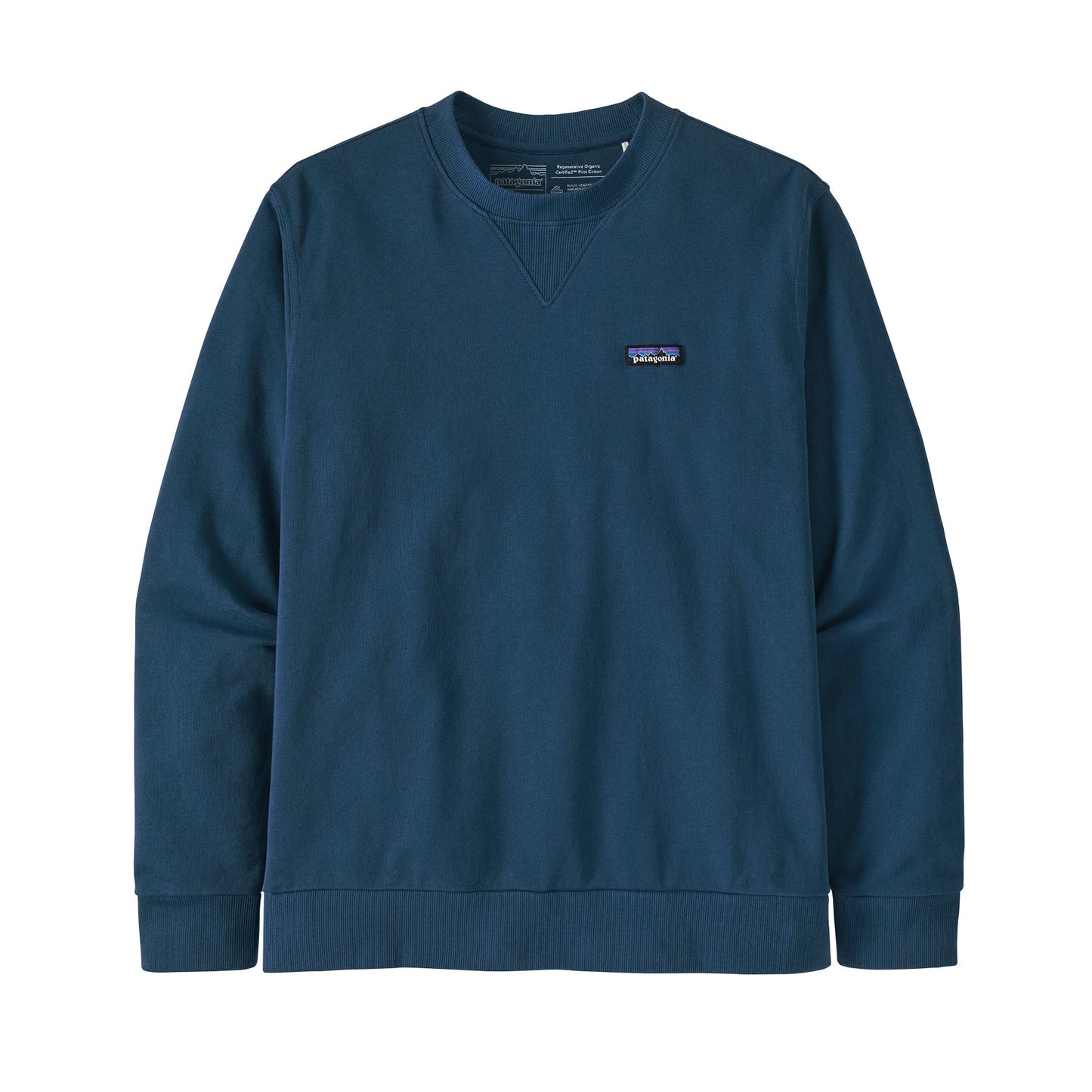 Regenerative Organic Certified™ Cotton Crewneck Sweatshirt - Tidepool Blue