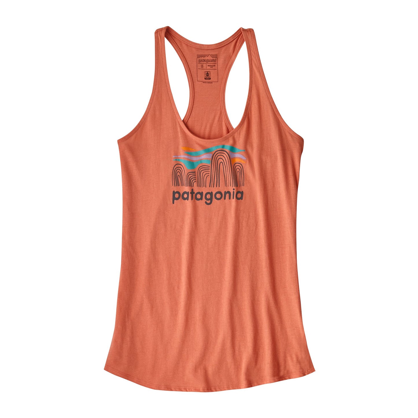 Patagonia Fitz Roy Boulders Tee - Quartz Coral