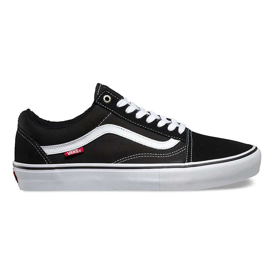 Vans Old Skool Pro Skate Shoes - Black/White