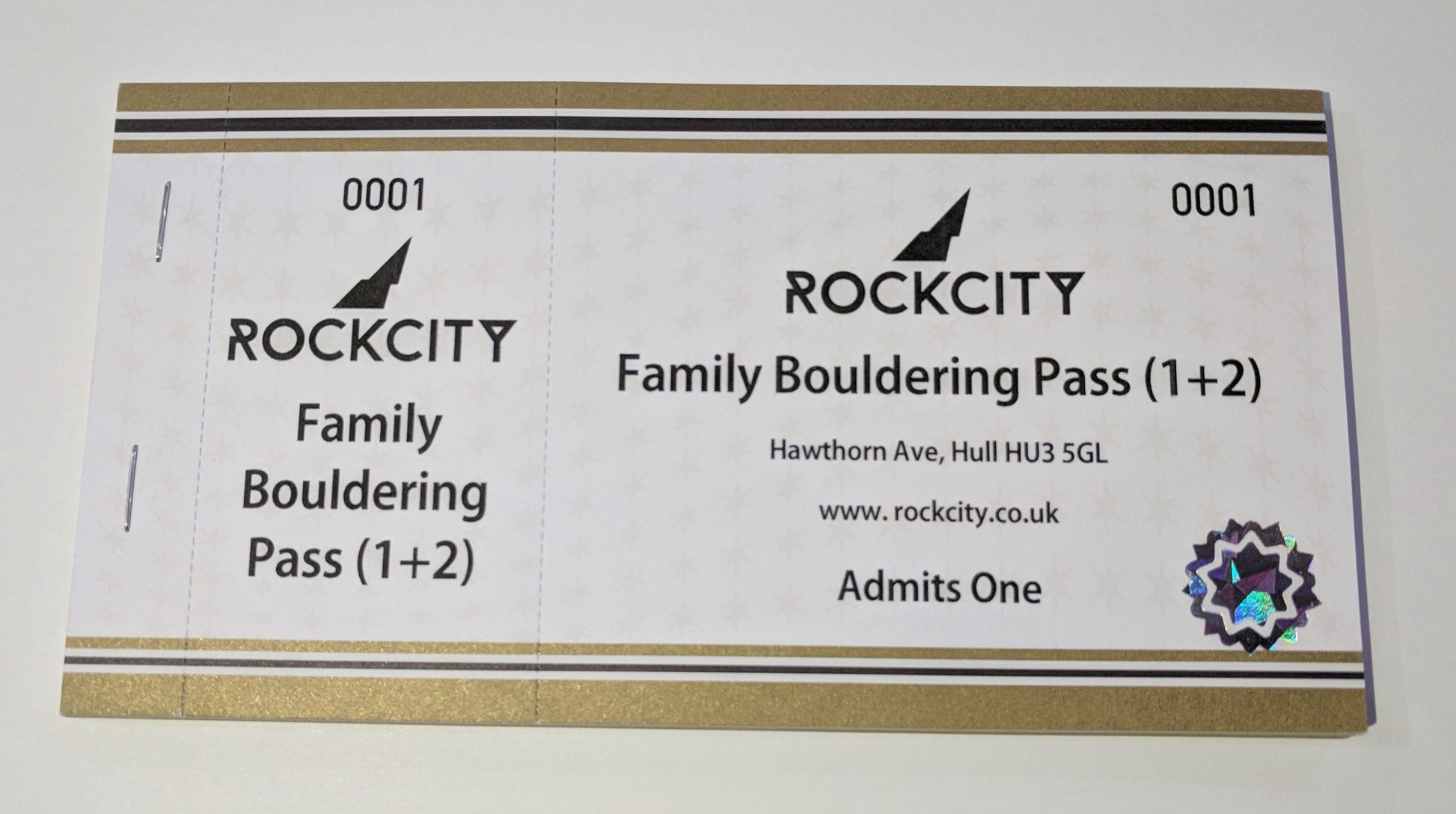 Rockcity Family Bouldering Pass 1+2
