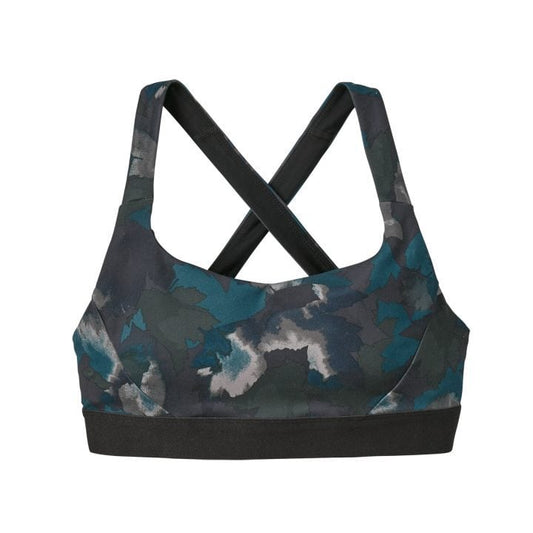Switchback Sports Bra - Maple Camo: Smolder Blue
