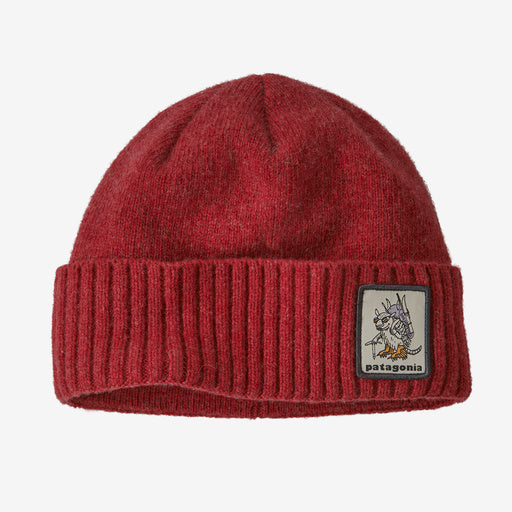 Brodeo Beanie -  Fun Hogs Armadillo: Touring Red