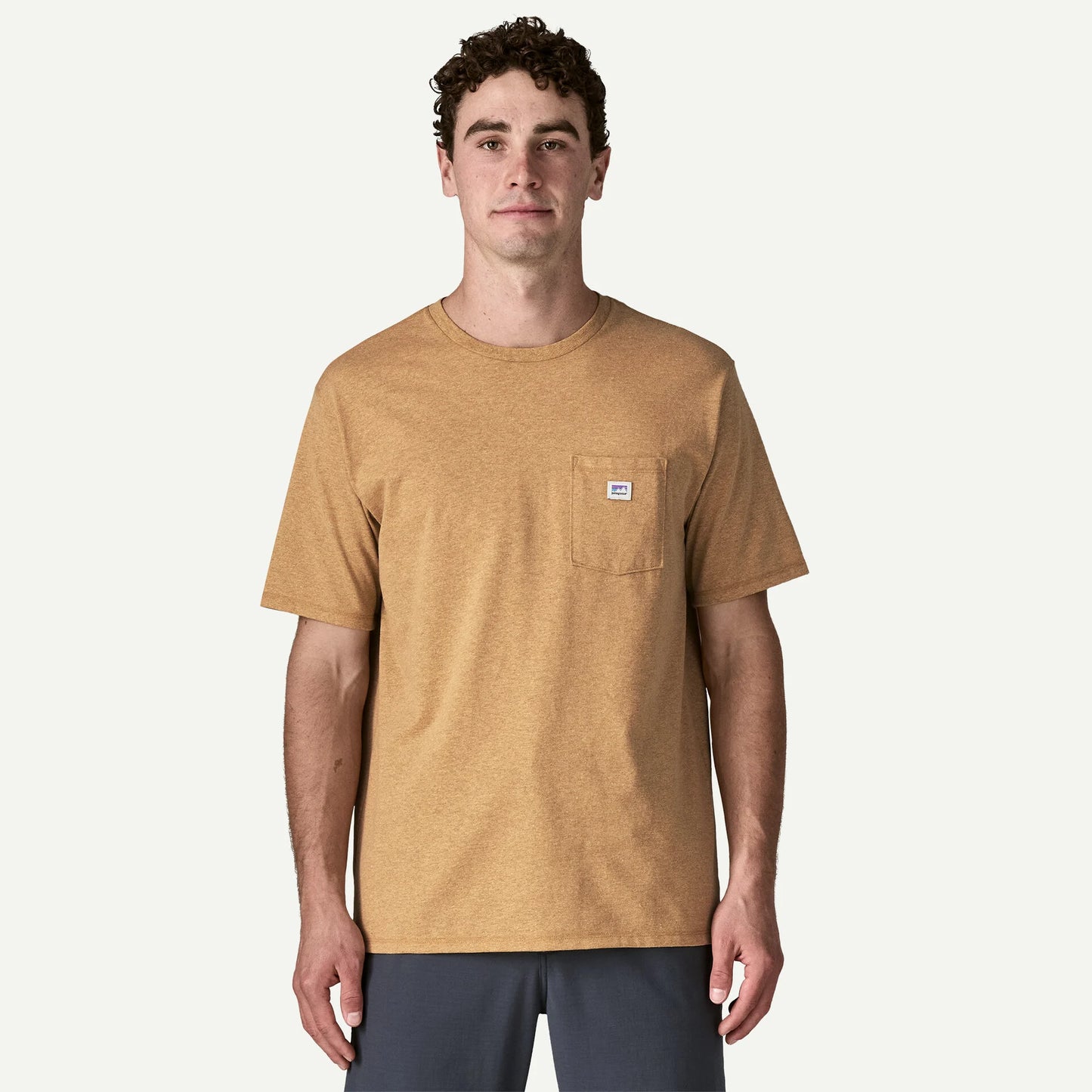 Men's Shop Sticker Pocket Responsibili-Tee - Talon Gold