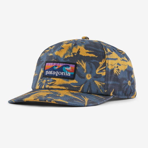 Boardshort Label Funfarer Cap - Cliffs and Waves: Utility Blue