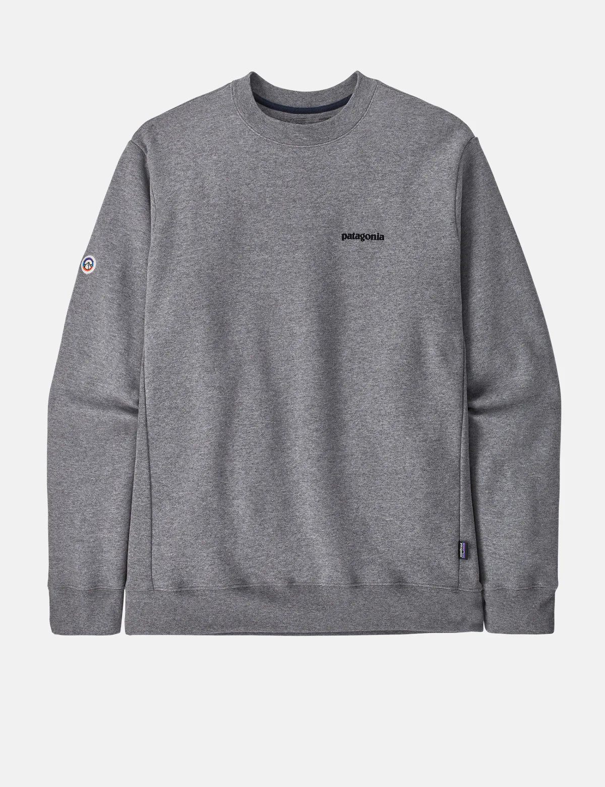 Fitz Roy Icon Uprisal Crew Sweatshirt - Gravel Heather