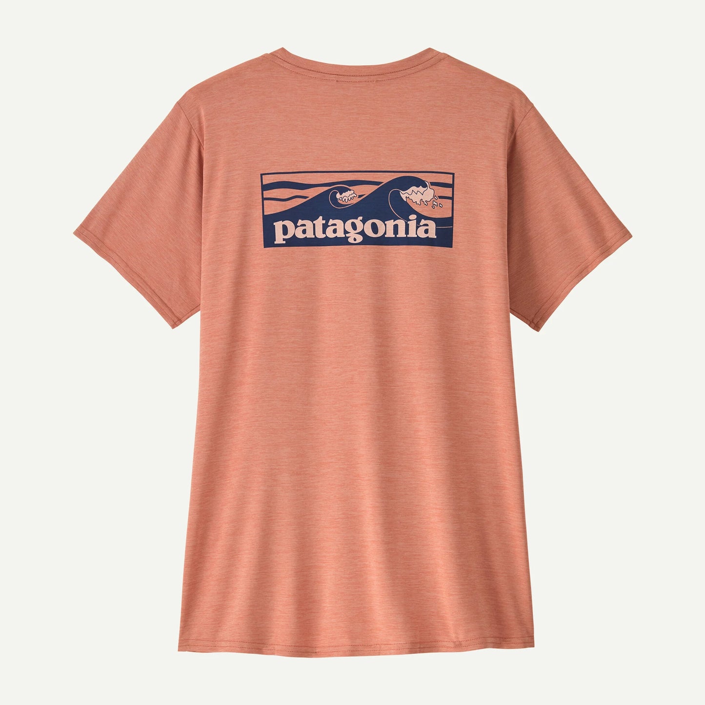 Women's Capilene Cool Daily Graphic Shirt - Waters - Pink X-Dye