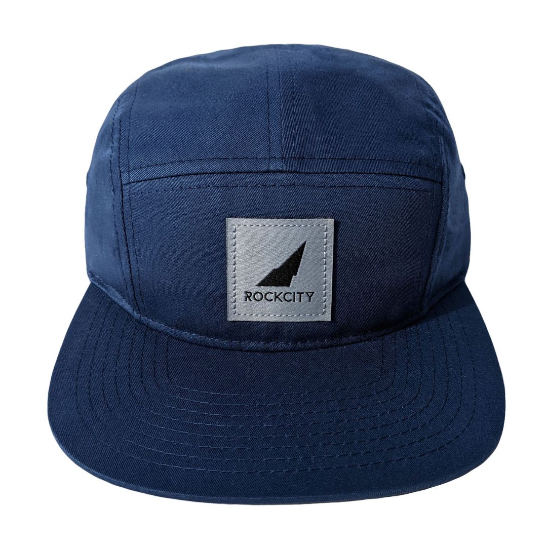 Five Panel Strapback - Light Navy - Silver Label