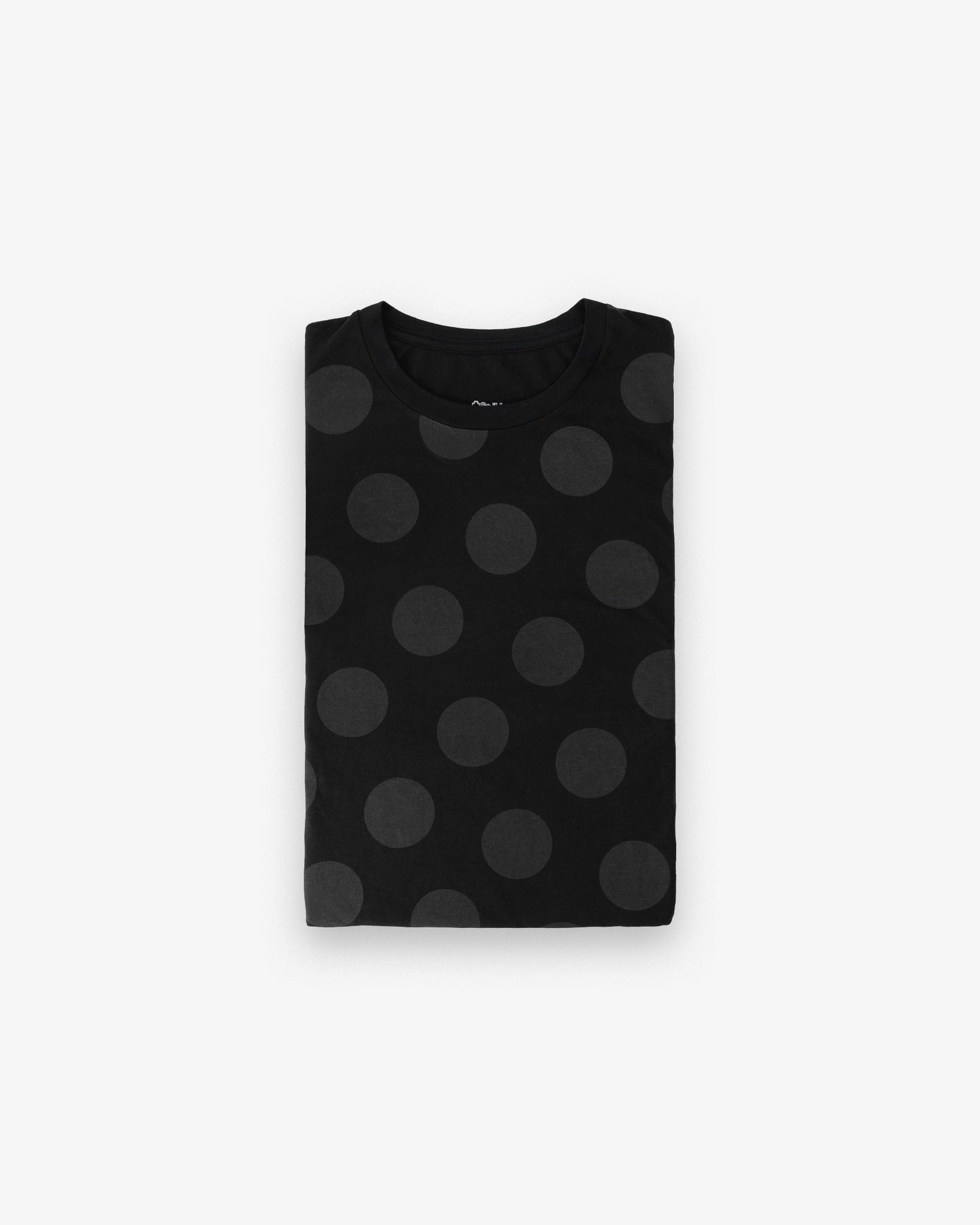 Polka Dot Tee - Black Wolf