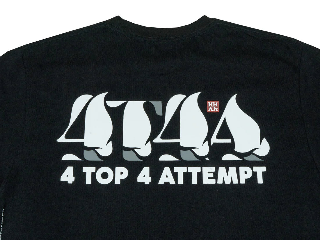 4T4A x MHAK Logo Tee - Black / White