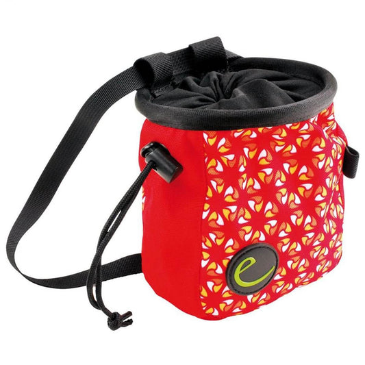 Edelrid Cosmic Lady Chalk Bag Red Orange