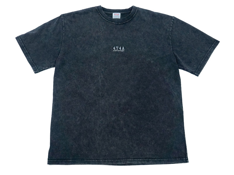 4T4A Pigment Tee - Black/White