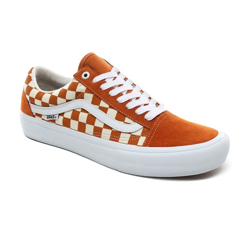 Old Skool Pro - (Checkerboard) Golden Oak