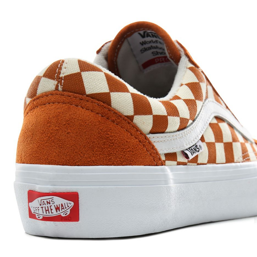 Old Skool Pro - (Checkerboard) Golden Oak