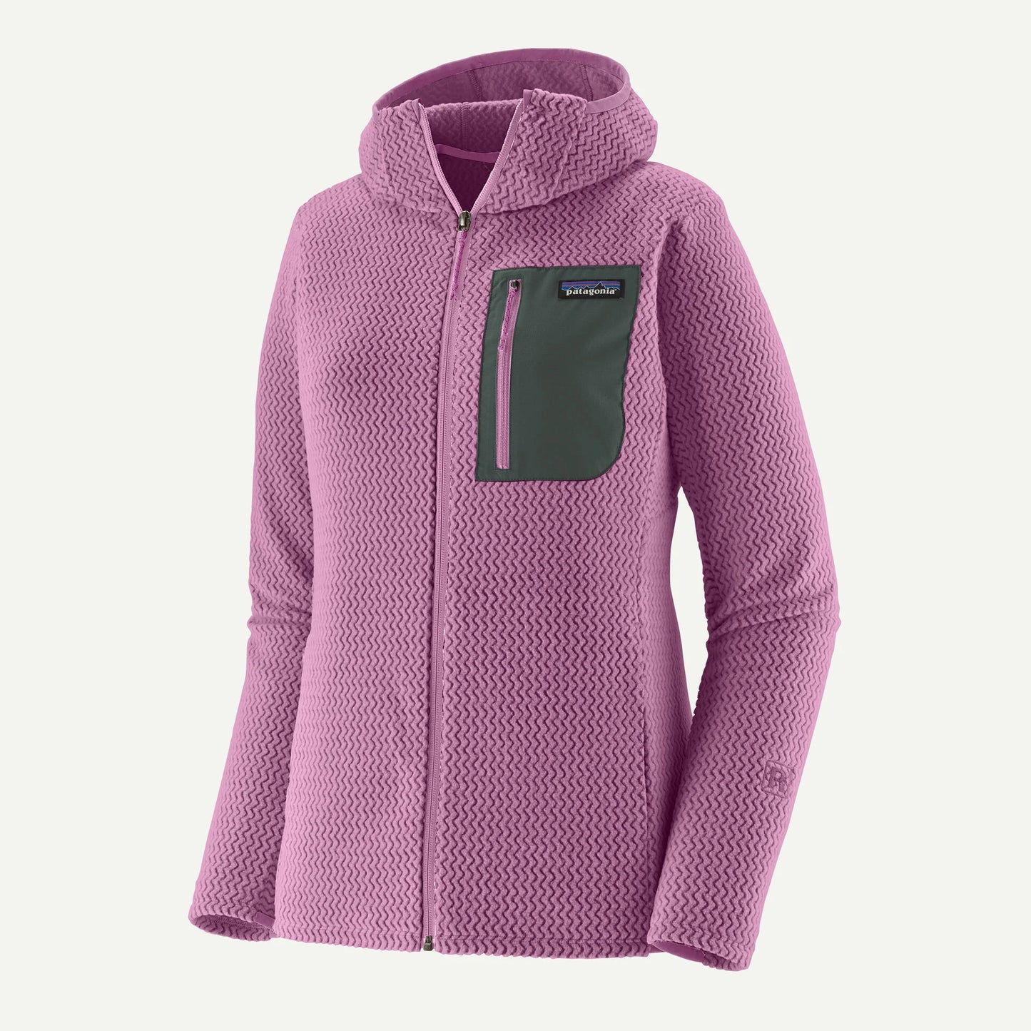 Women's R1® Air Fleece Full-Zip Hoody - Brisk Purple