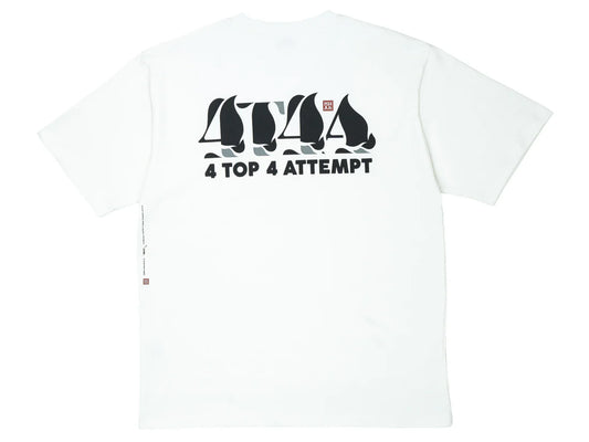 4T4A x MHAK Logo Tee - White / Black