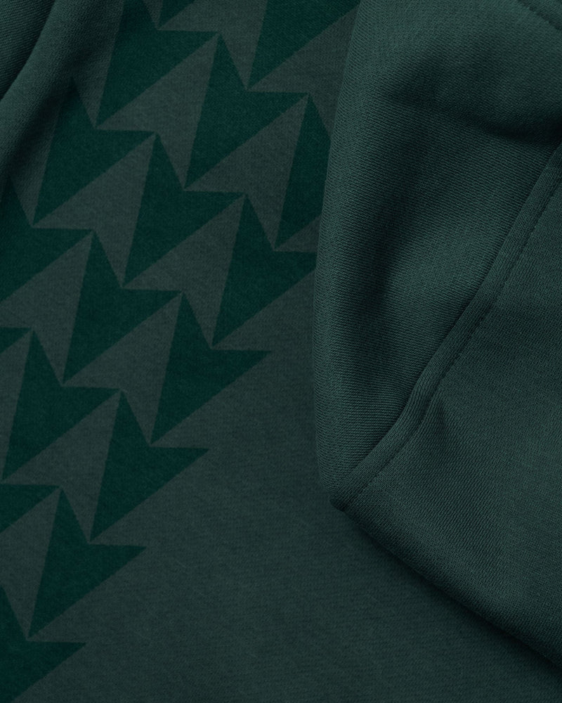 Nakoa Pullover Hoodie - On The Roam - British Racing Green "Lovely Green"