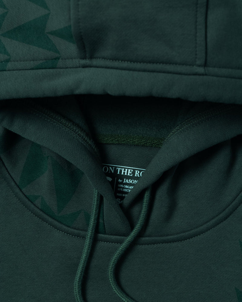 Nakoa Pullover Hoodie - On The Roam - British Racing Green "Lovely Green"