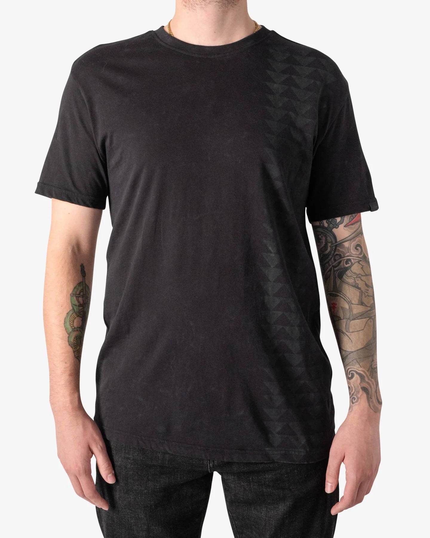 Nakoa Tee - Black Wolf - Organic Cotton