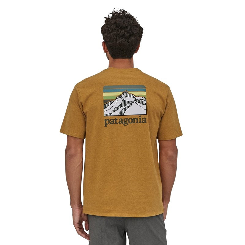 Line Logo Ridge Pocket Responsibili-Tee - Buckwheat Gold