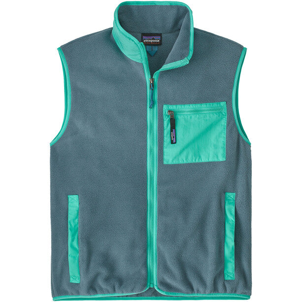 mens synchilla vest - plume grey