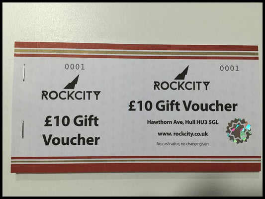 £10 Rockcity Gift Voucher