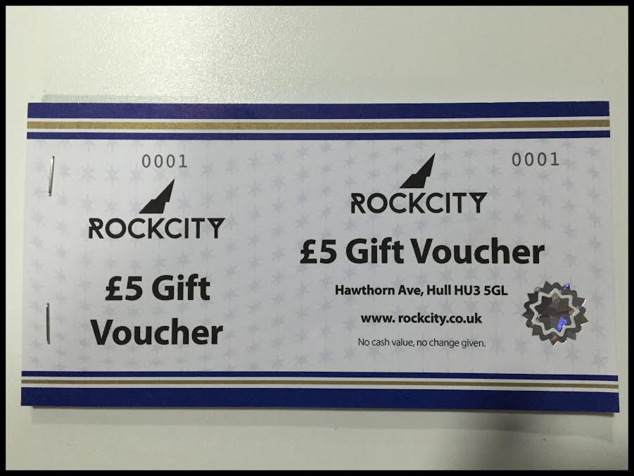 £5 Rockcity Gift Voucher