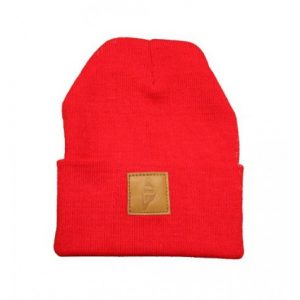 Story Fold Beanie - Red