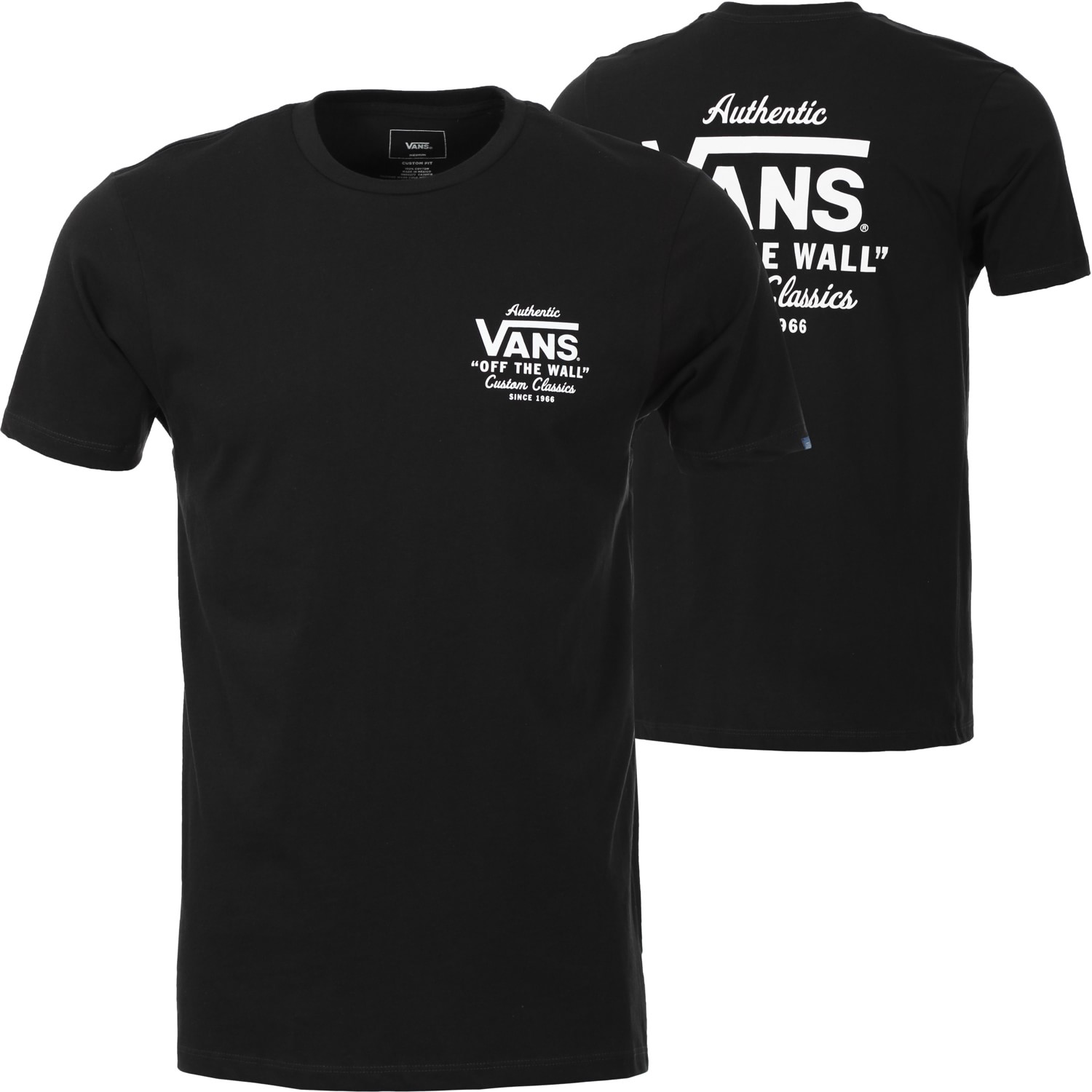 Vans Holder Street II T-Shirt - Black | Rockcity | Skate Clothing, Tops