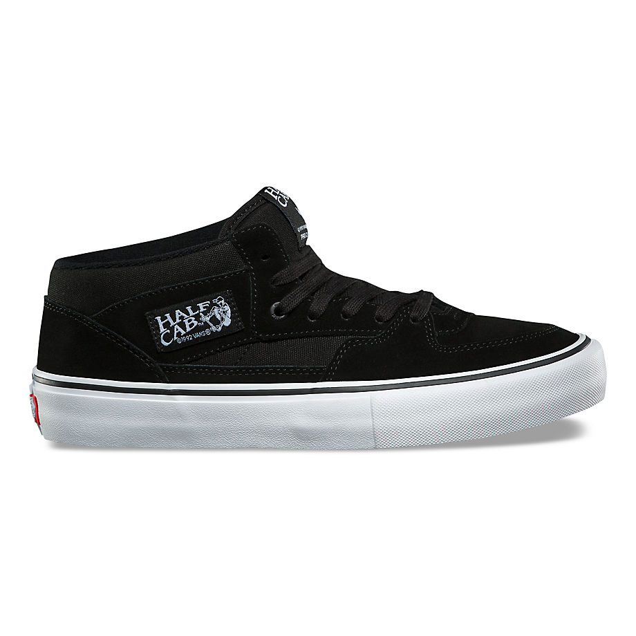 Vans Half Cab Pro - Black/Black/White - Rockcity - Skate Shoes
