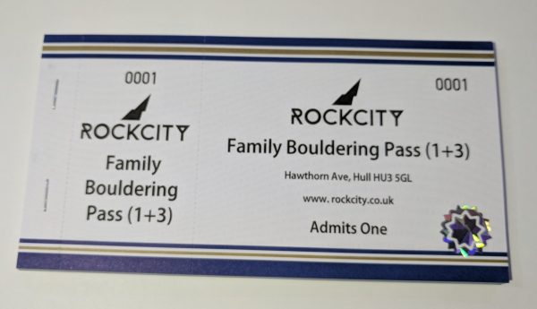Rockcity Family Bouldering Pass 1+3