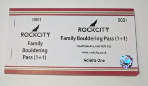 Rockcity Family Bouldering Pass 1+1