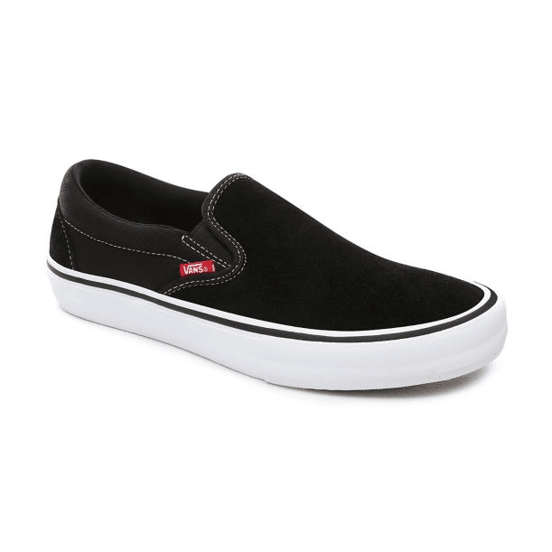 Vans Slip On Pro - Black/White/Gum - Rockcity - Skate Shoes
