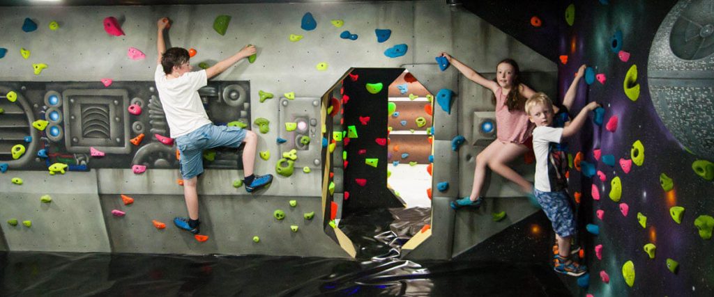 rockcity space kids and families bouldering area